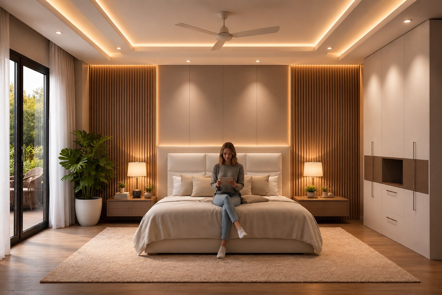 Create a bedroom that blends luxury, comfort, and timeless elegance.