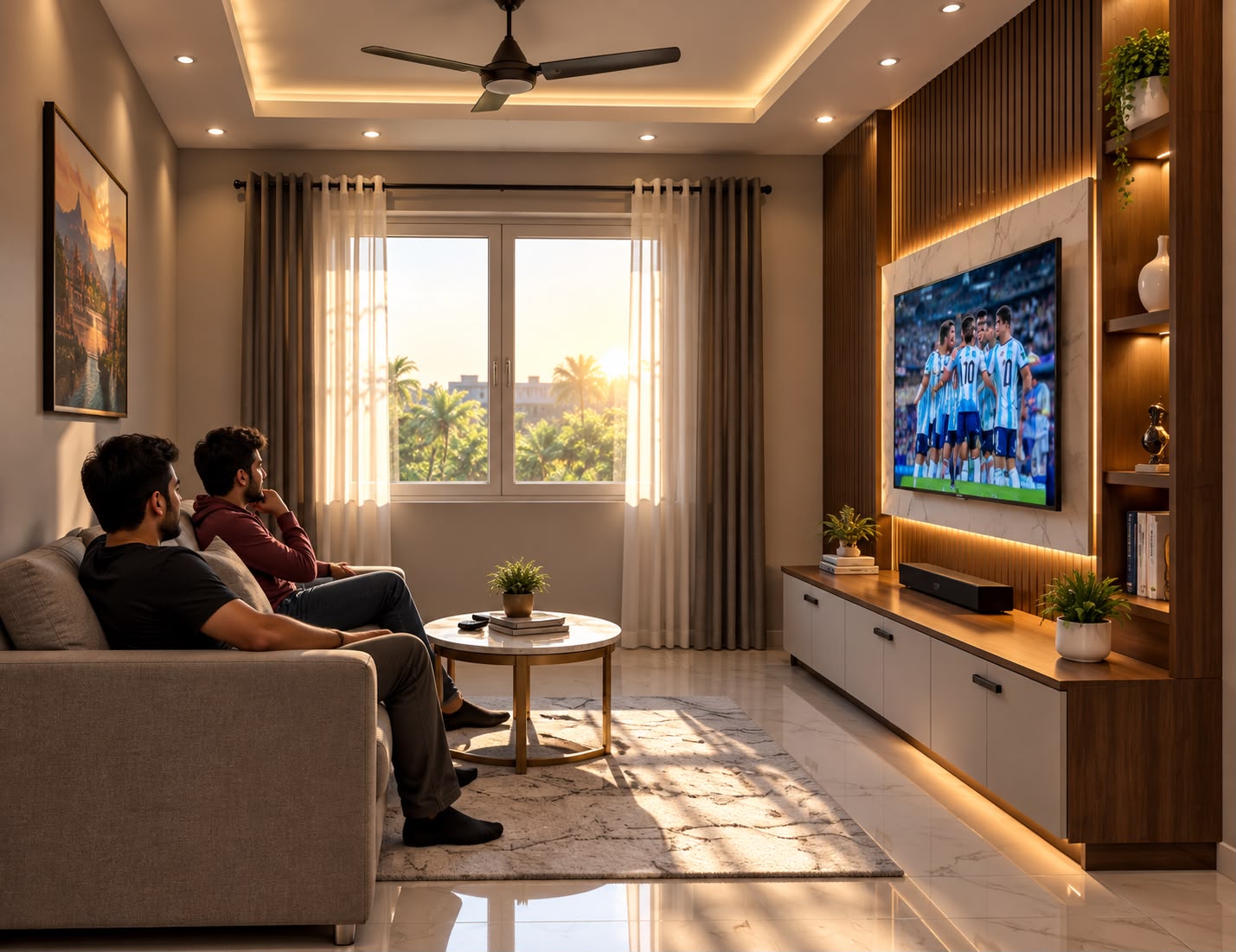 Turn your TV area into a stylish focal point with a modern, elegant, and functional TV unit.